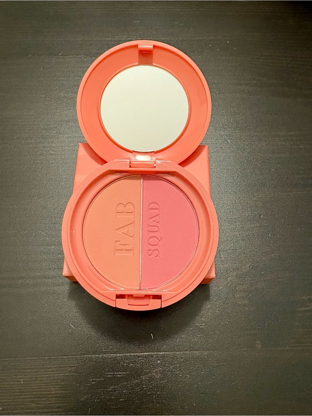 Double Cheek Blush Compact โ Coral & Pink